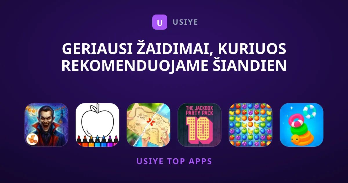 Geriausi Žaidimai, Kuriuos Rekomenduojame Šiandien